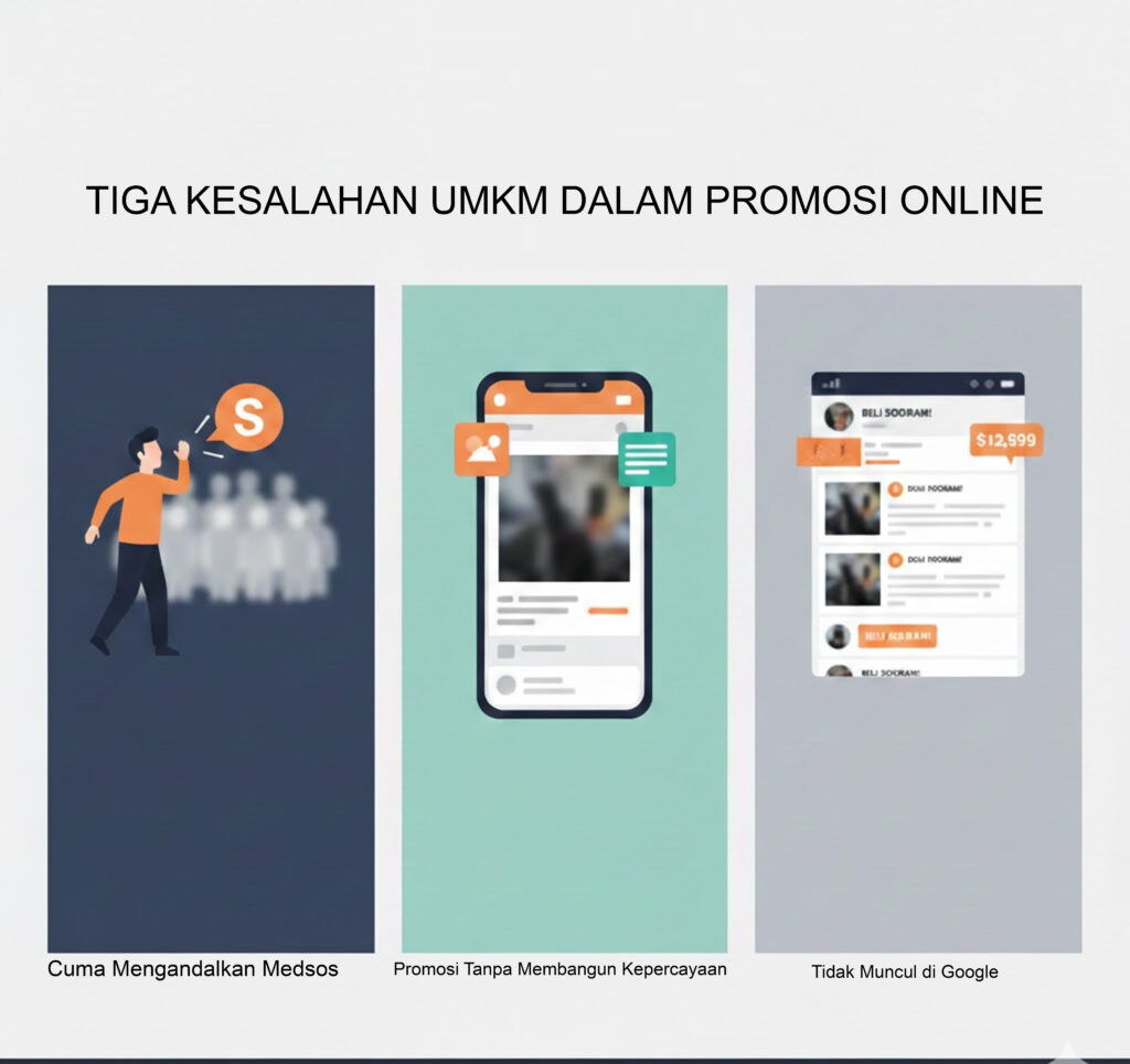 Tiga kesalahan UMKM saat Promosi Online